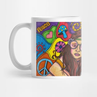 Hippie chick Mug